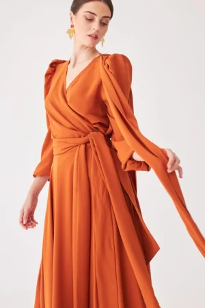 Online BLUSA LAURA MB NARANJA MARIA BARAZA X COOSY | Tops