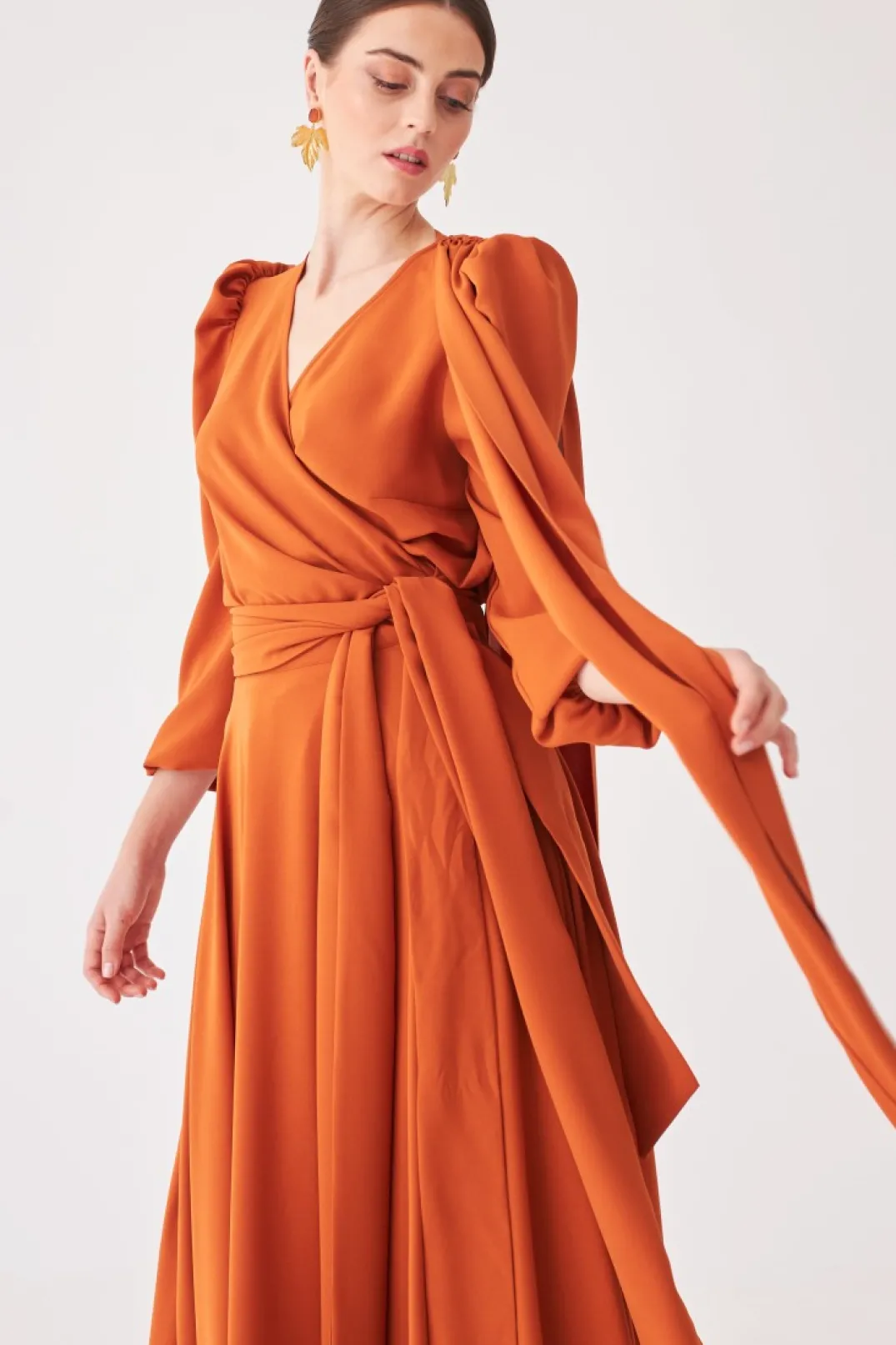 Online BLUSA LAURA MB NARANJA MARIA BARAZA X COOSY | Tops