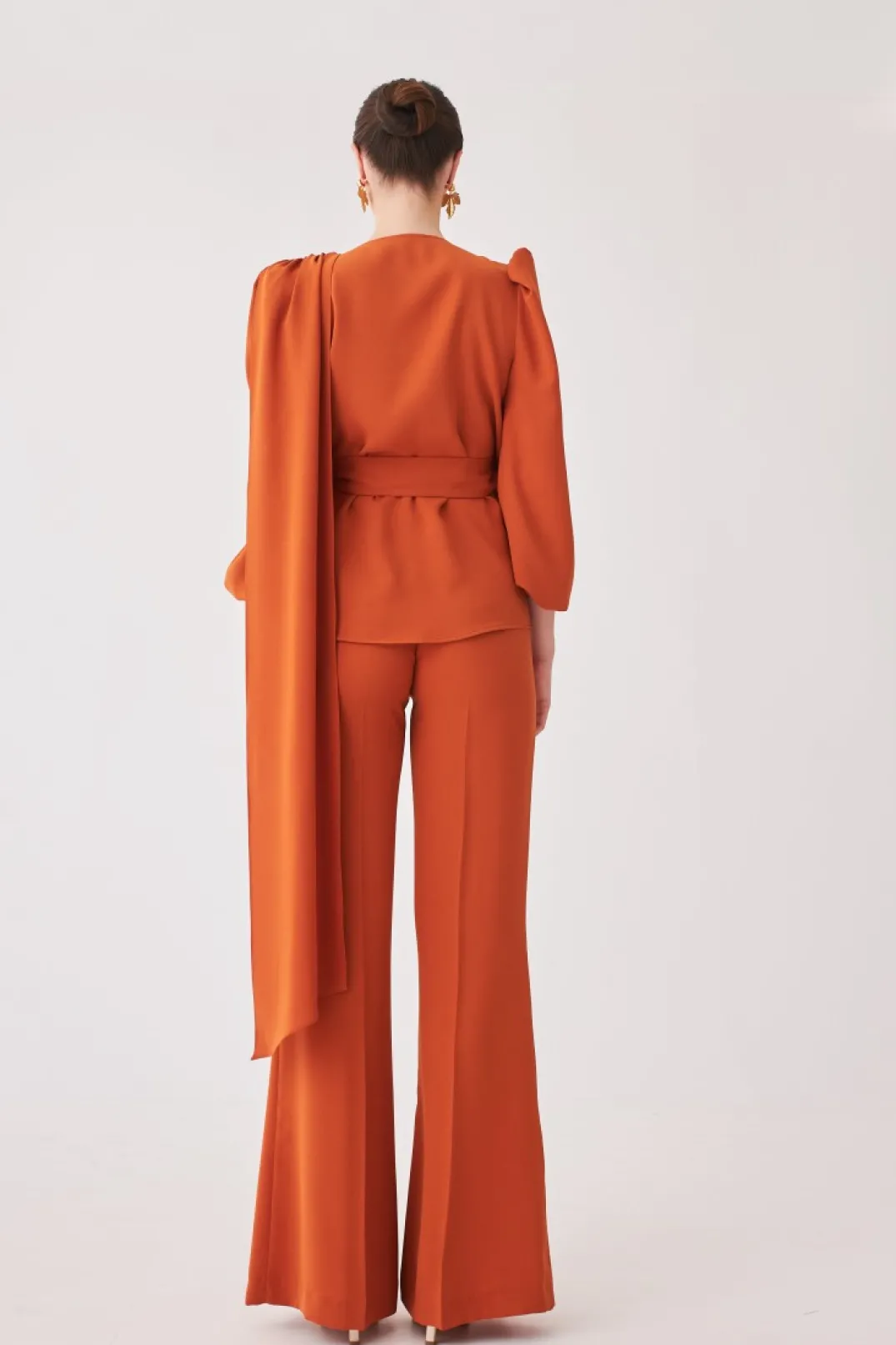 Online BLUSA LAURA MB NARANJA MARIA BARAZA X COOSY | Tops