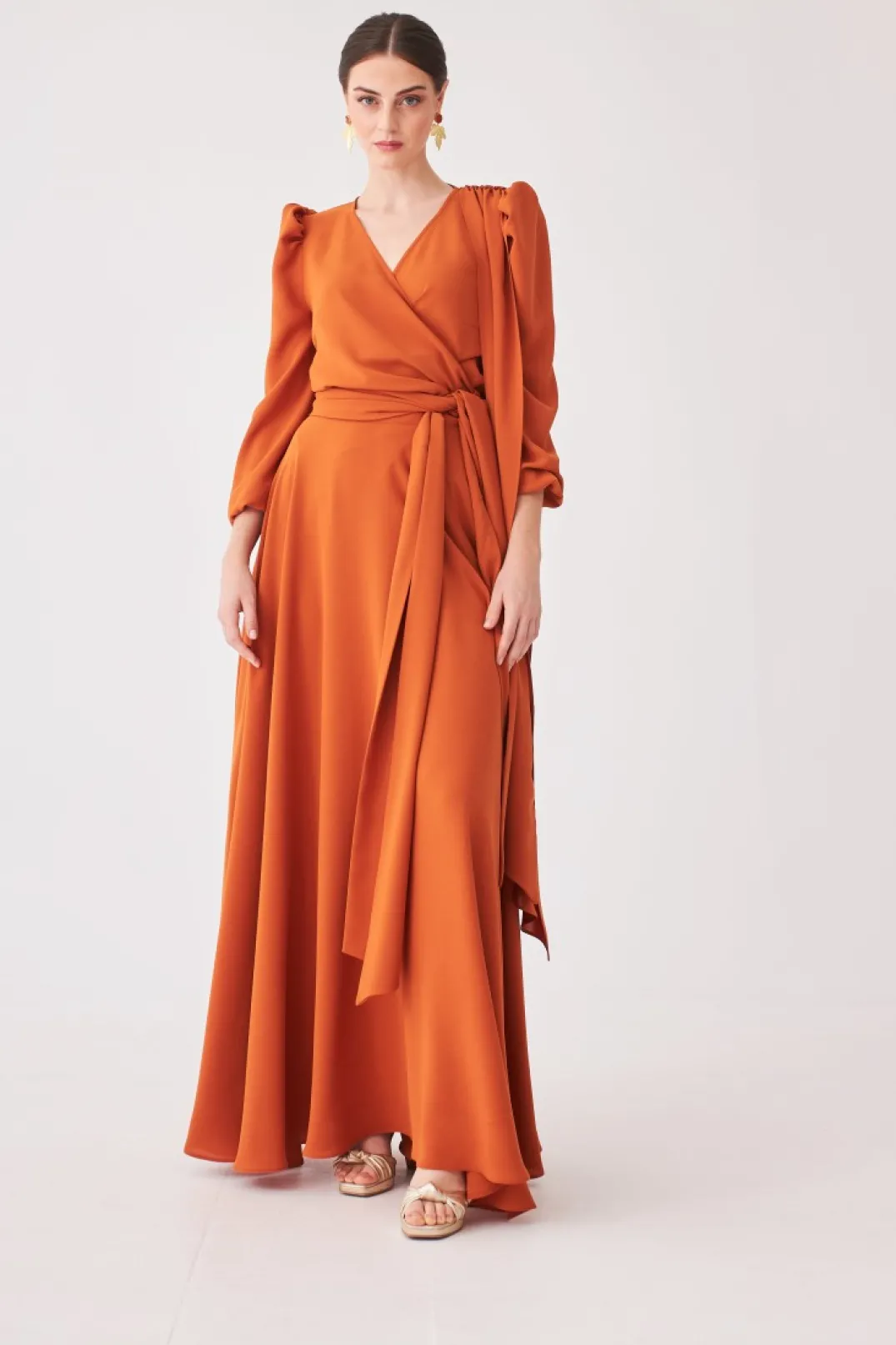 Online BLUSA LAURA MB NARANJA MARIA BARAZA X COOSY | Tops