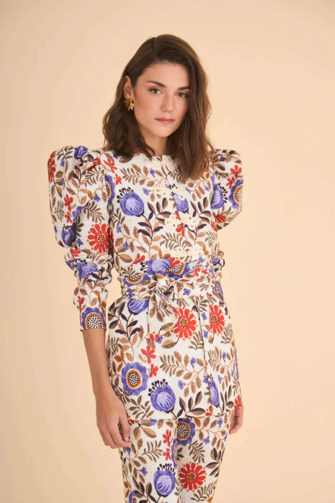 Cheap CHAQUETA ALMENDRAESTAMPADO Total look