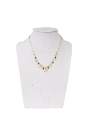 Hot COLLAR CADENA MONEDASDORADO Bisutería