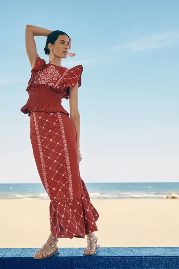 Best Sale CONJUNTO CONJUNTO BLANCAGRANATE Total look