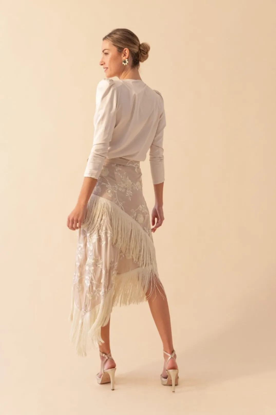 Best FALDA MANILA BEIGE Faldas