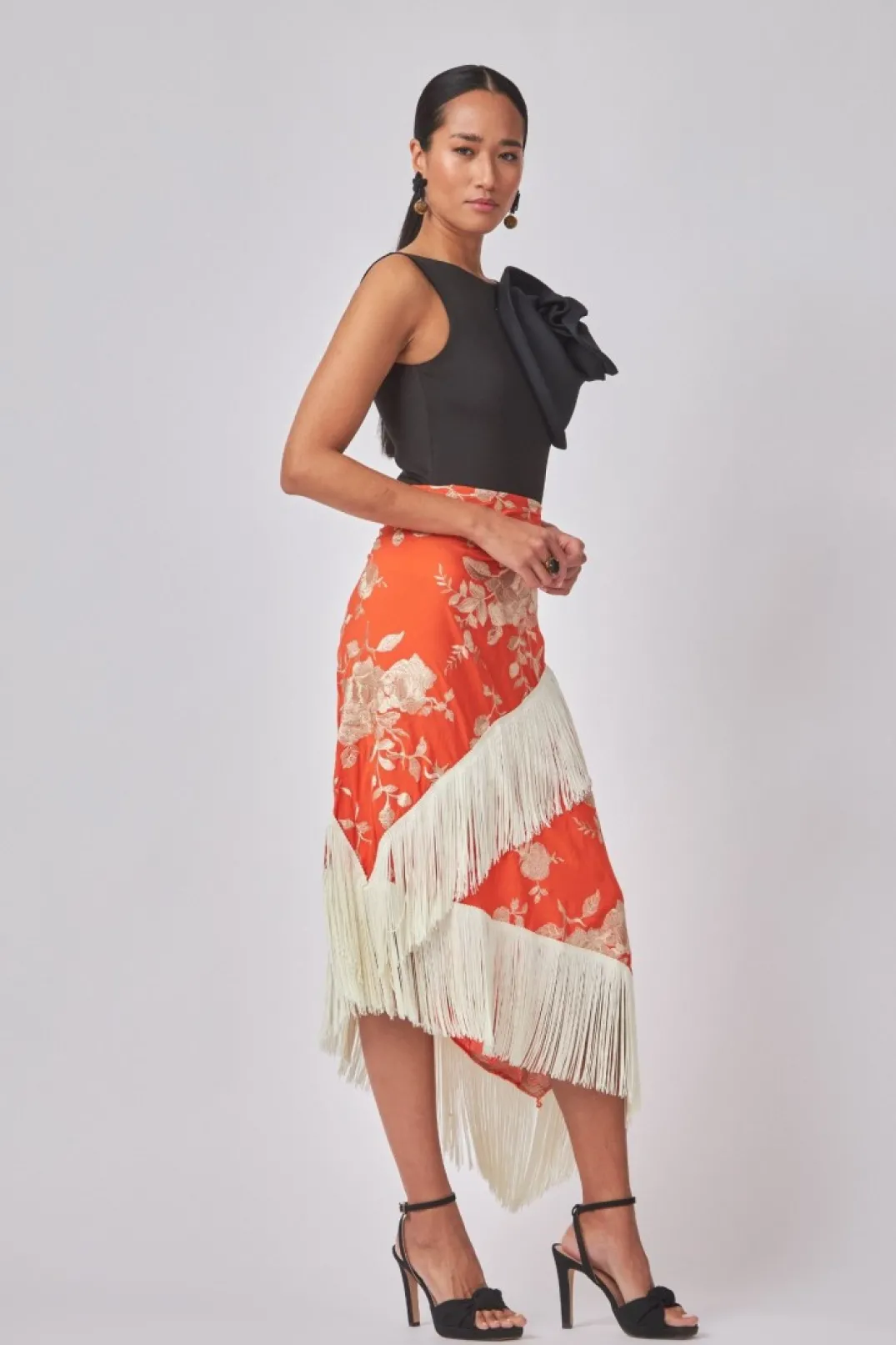 Hot FALDA MANILACORAL Total look | Faldas