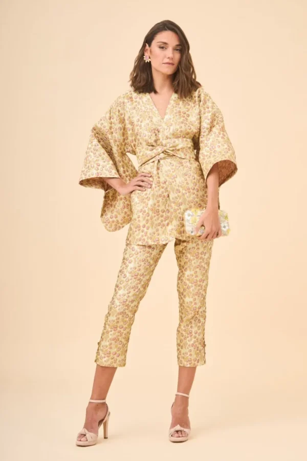 Cheap PANTALON MARIETTA DORADO Total look