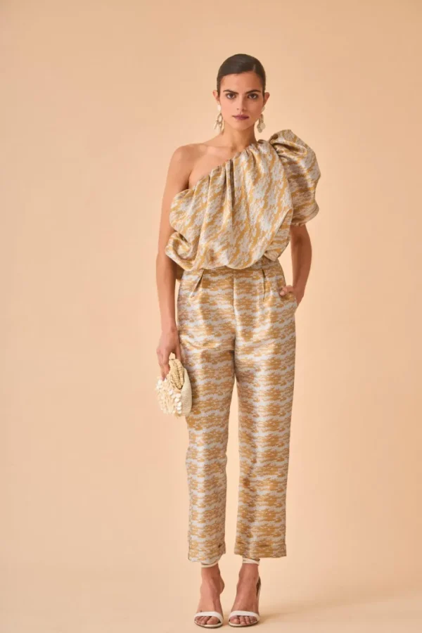 Fashion PANTALON SOLMETTO DORADO Pantalones | Total look