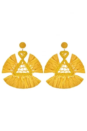 New PENDIENTES BRUNIAAMARILLO Bisutería