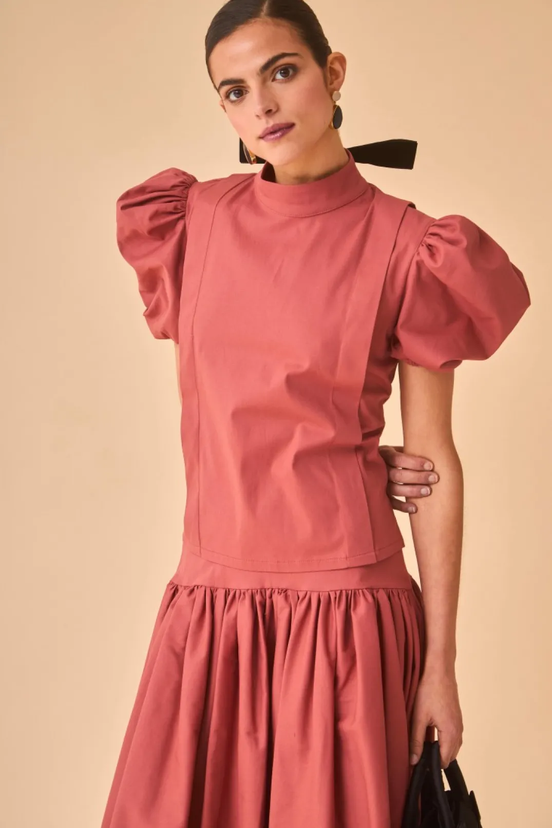 Discount TOP FLORITA TERRACOTA Tops | Total look