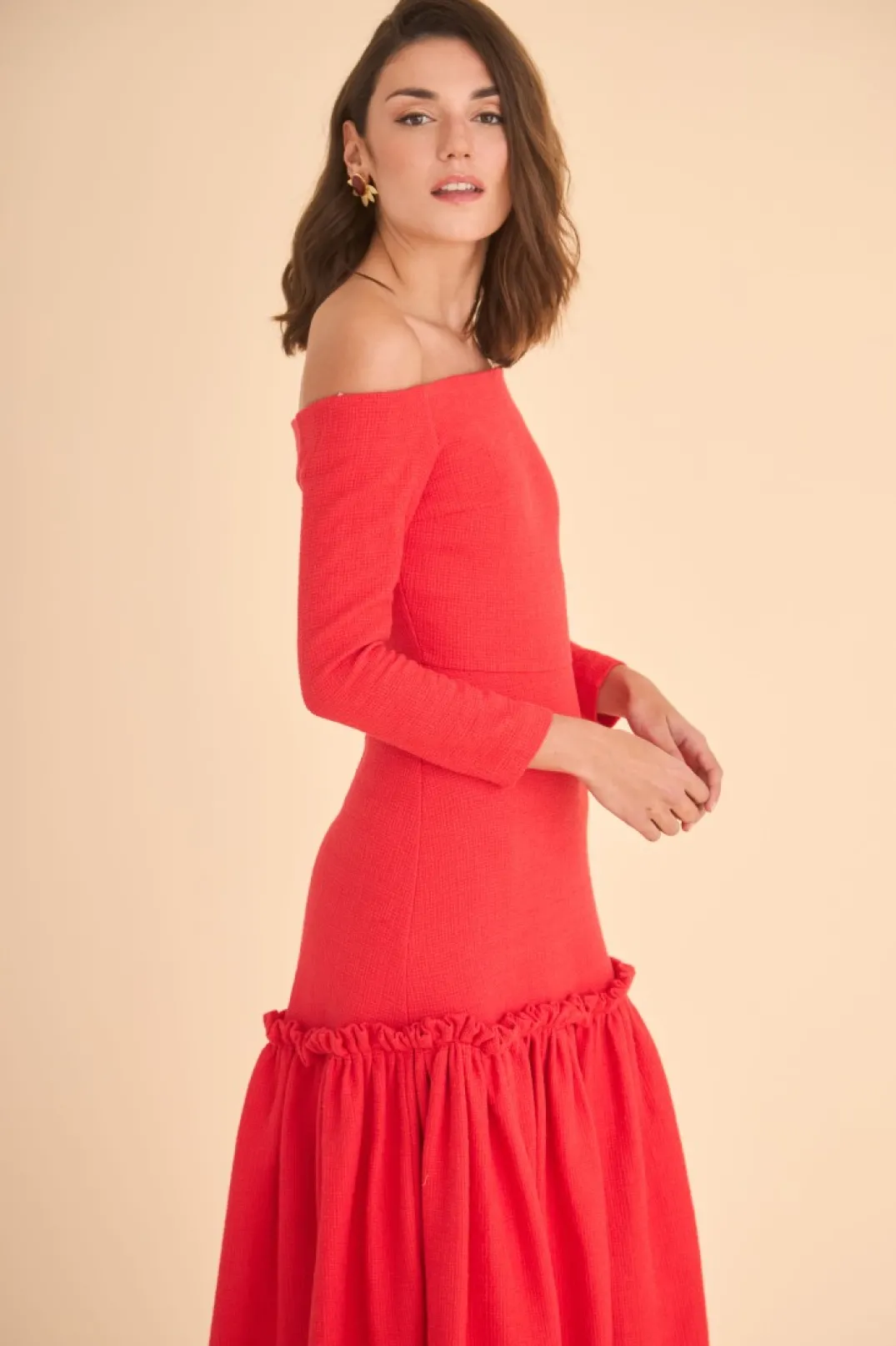 Discount VESTIDO AFRICA ROJO Vestidos midi