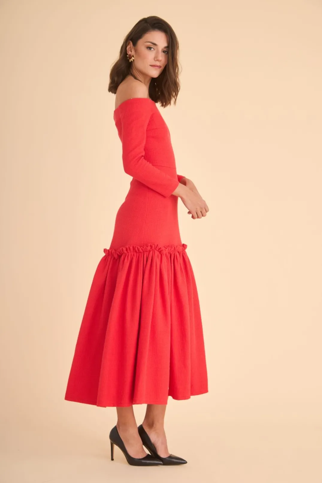 Discount VESTIDO AFRICA ROJO Vestidos midi