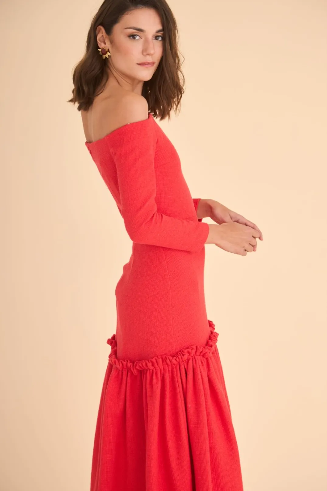 Discount VESTIDO AFRICA ROJO Vestidos midi