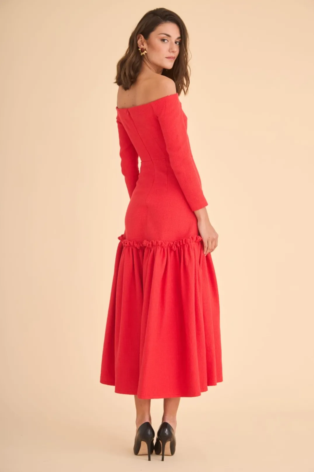 Discount VESTIDO AFRICA ROJO Vestidos midi