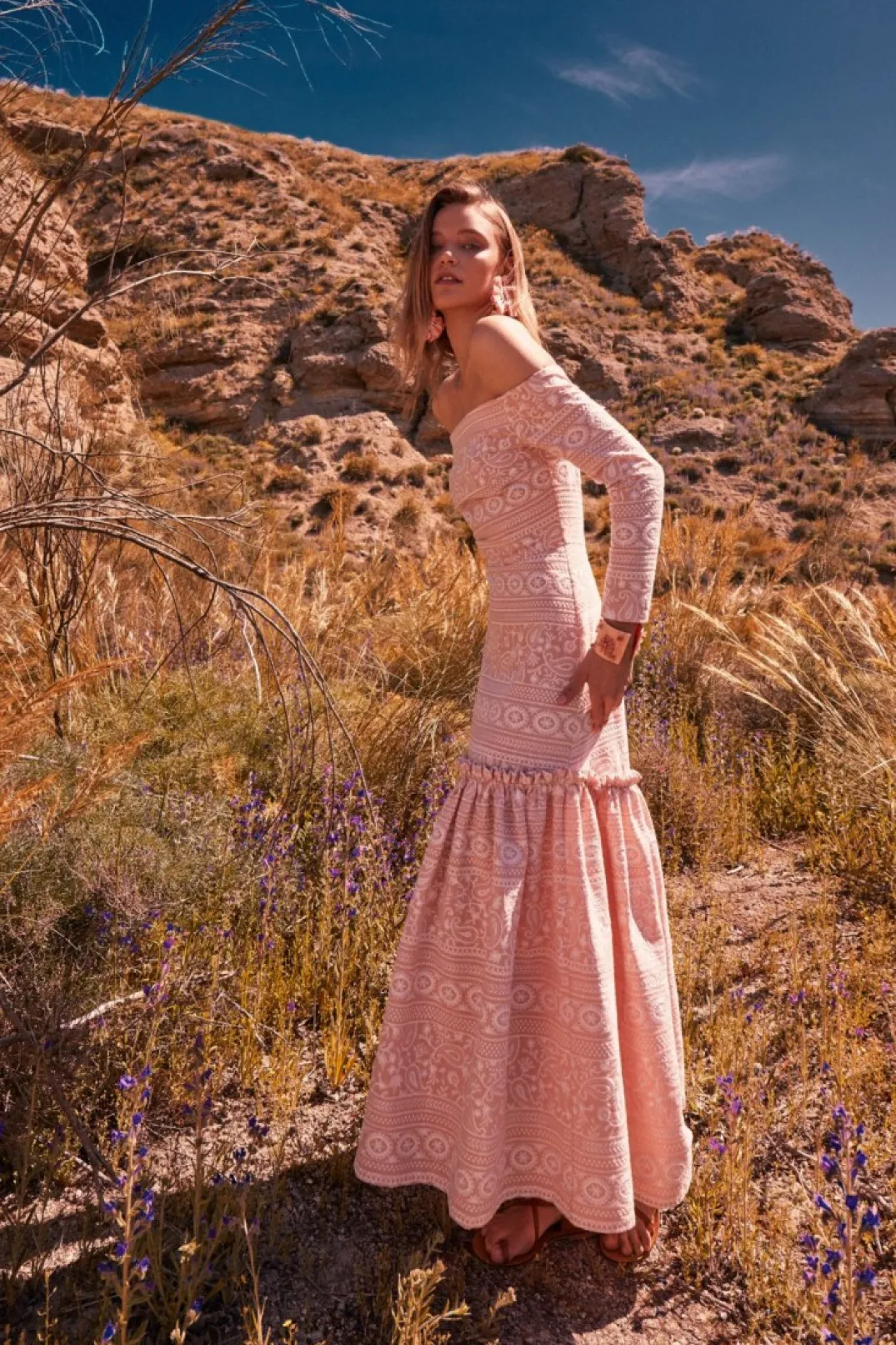 Cheap VESTIDO AFRICAROSA Vestidos midi