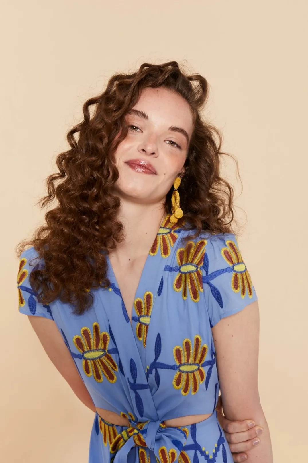 Discount VESTIDO ALBAAZUL FLORES Vestidos midi