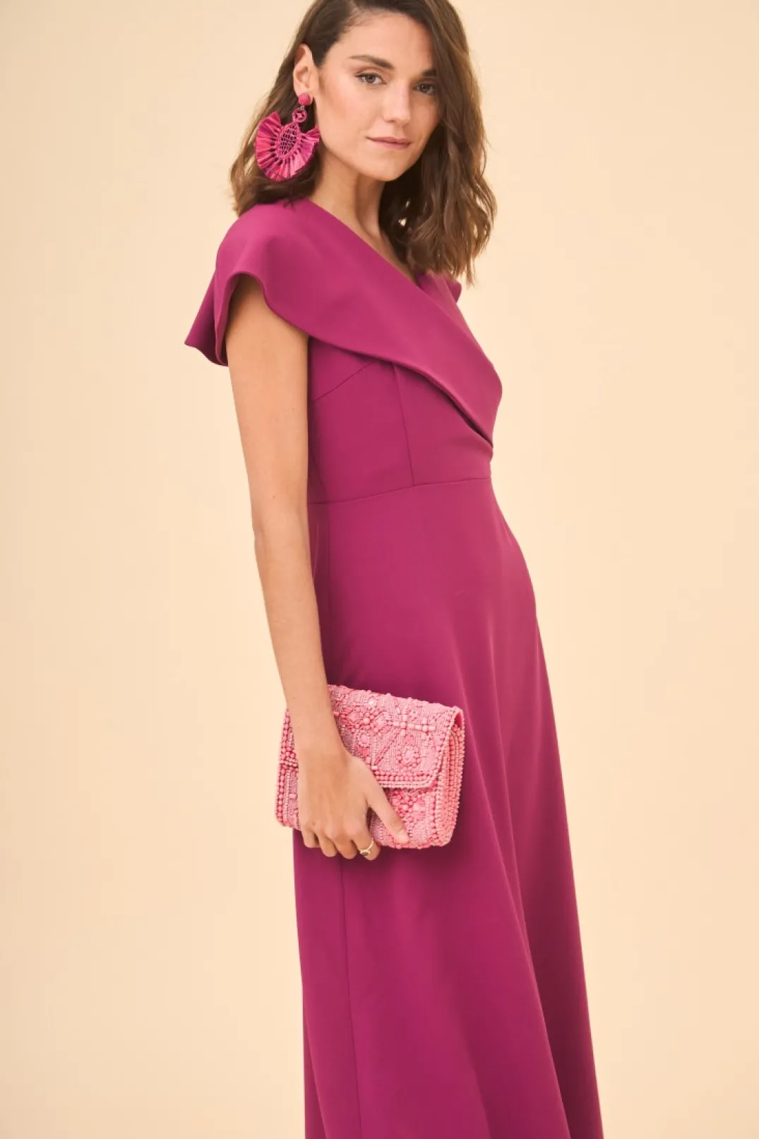 Flash Sale VESTIDO ATHENEABERENJENA Vestidos midi