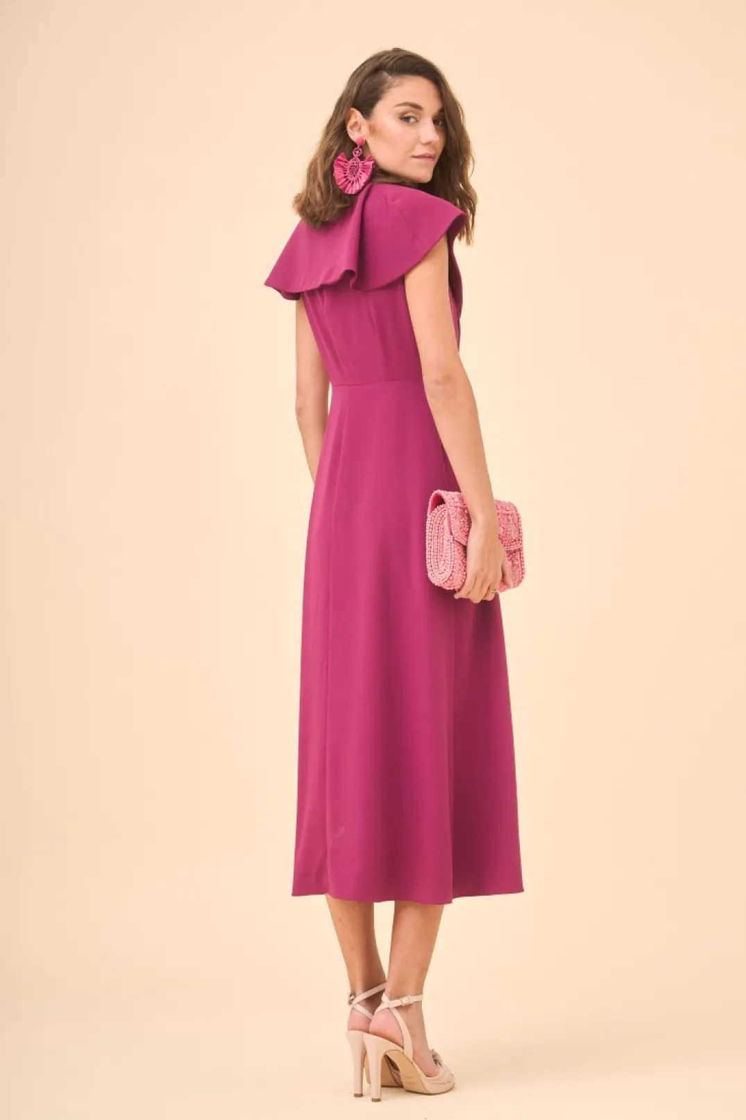 Flash Sale VESTIDO ATHENEABERENJENA Vestidos midi