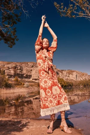 Fashion VESTIDO CASIANO TERRACOTA Vestidos