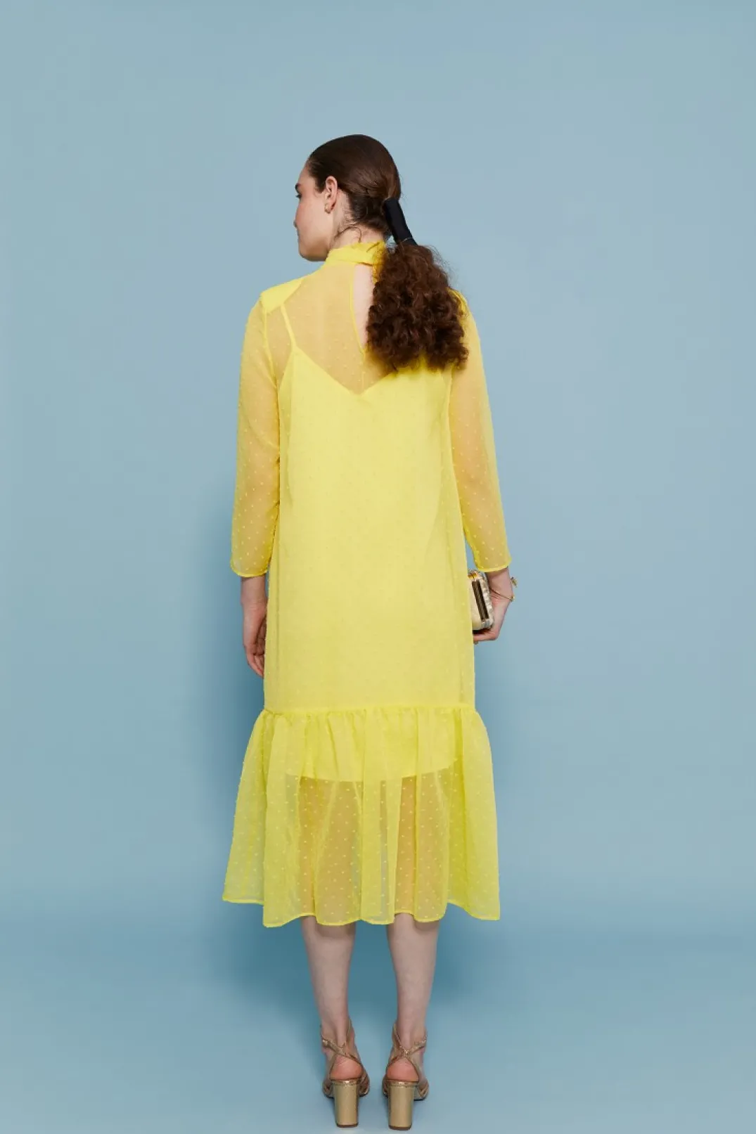 Best VESTIDO CLEOTEAMARILLO Vestidos midi