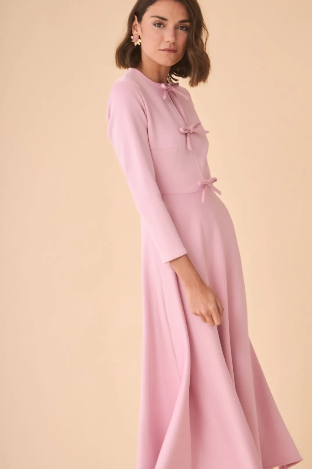 New VESTIDO CONSROSA Vestidos midi