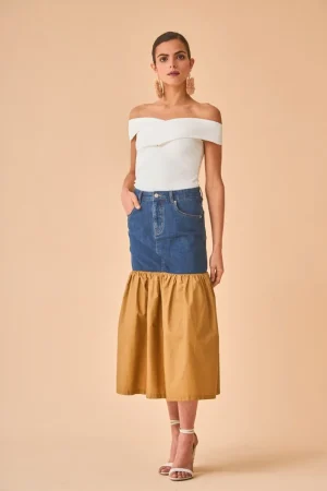 Discount VESTIDO DAIRA VAQUERO Faldas