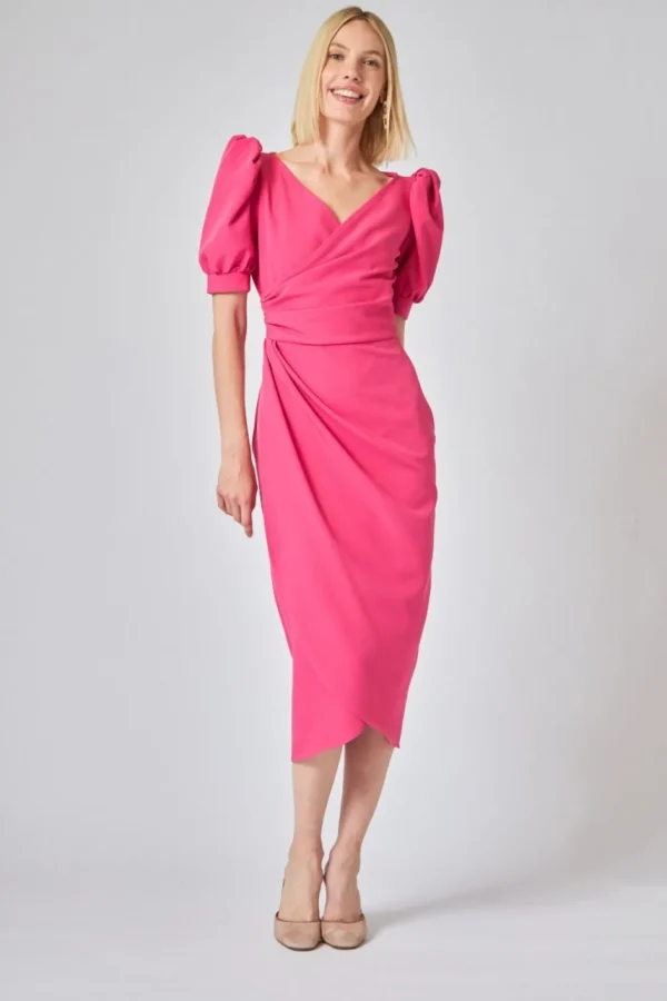 Online VESTIDO FIESTA JUANITA Vestidos midi