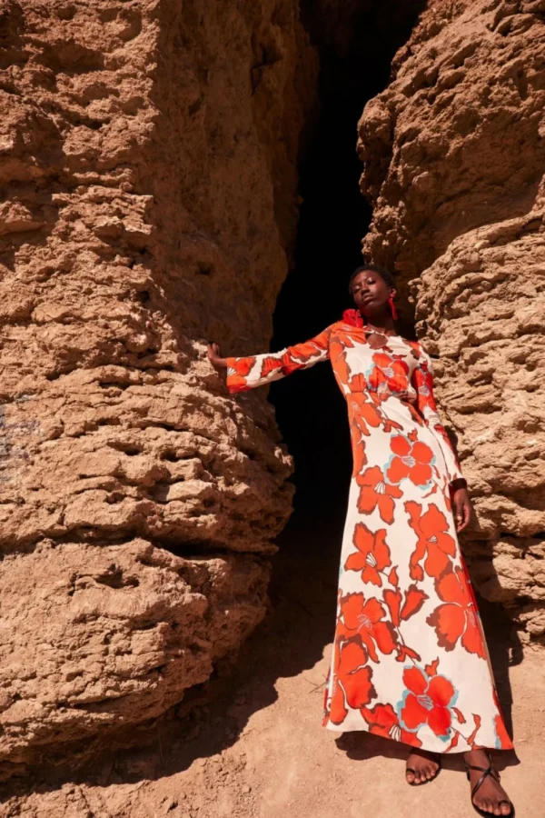 Discount VESTIDO FLORIANESTAMPADO Vestidos largos