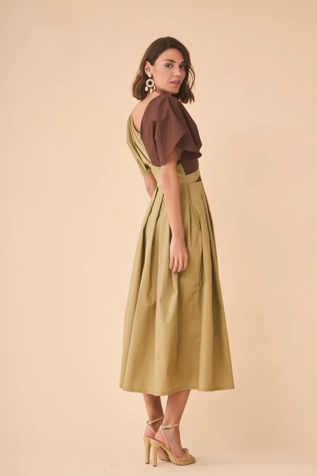 Shop VESTIDO JACQUESBICOLOR Vestidos midi