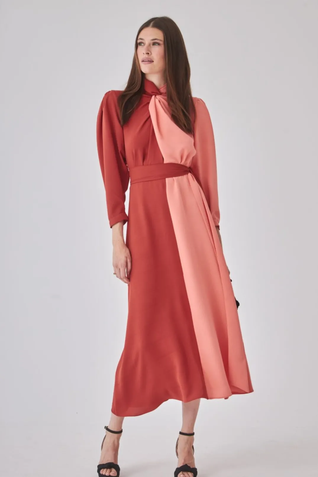 Store Vestido Juanna Rojo | Vestidos midi