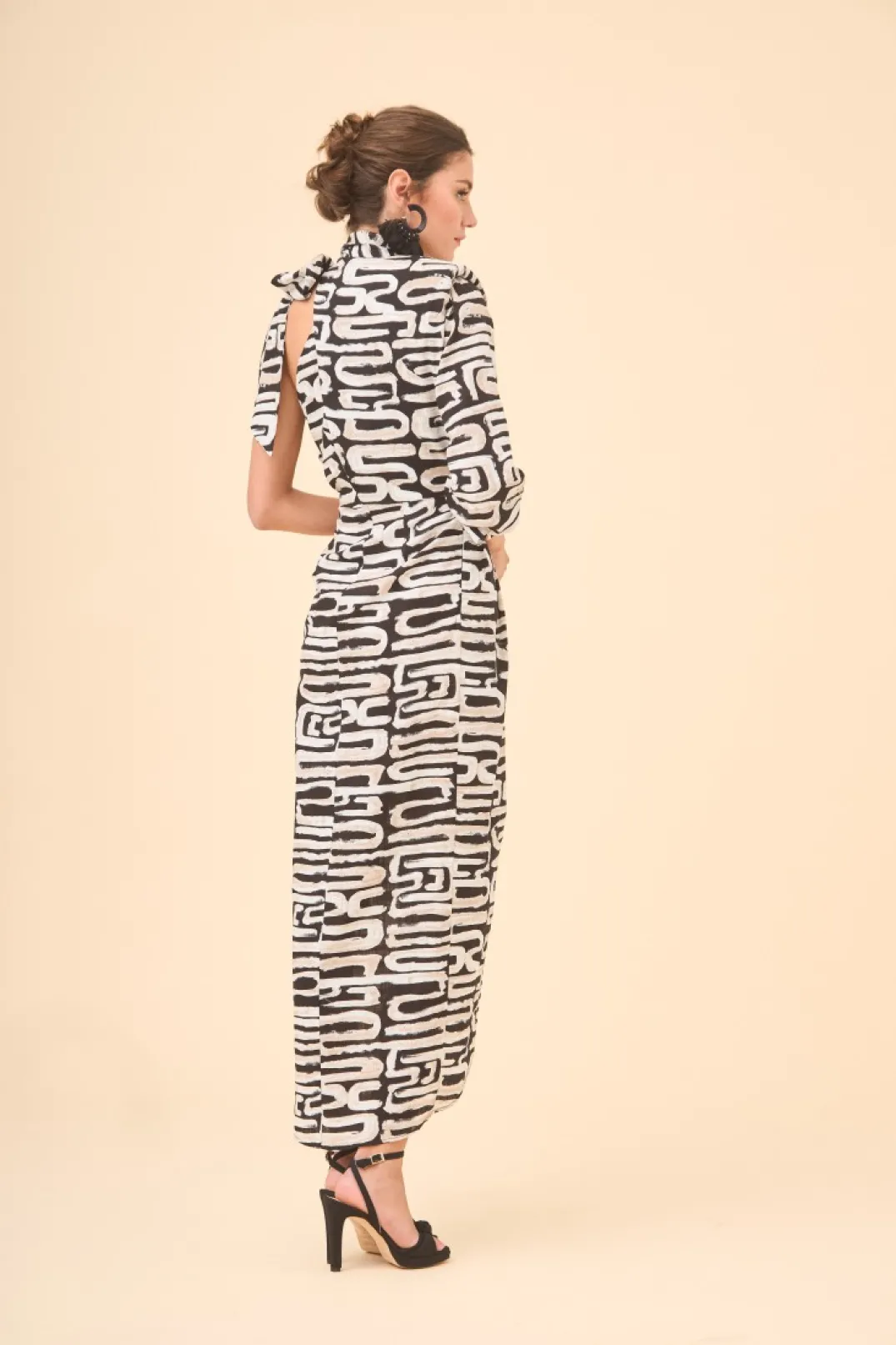 Fashion VESTIDO MINAMNEGRO Vestidos midi