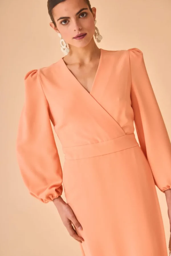 Flash Sale VESTIDO MONSERRATSALMON Vestidos midi