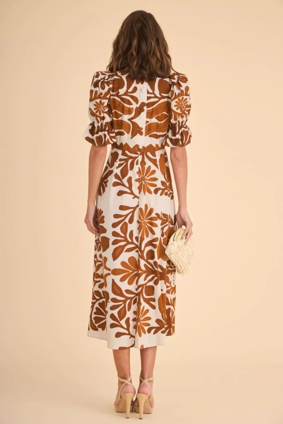 Fashion VESTIDO PALOMAEST. MARRON Vestidos midi