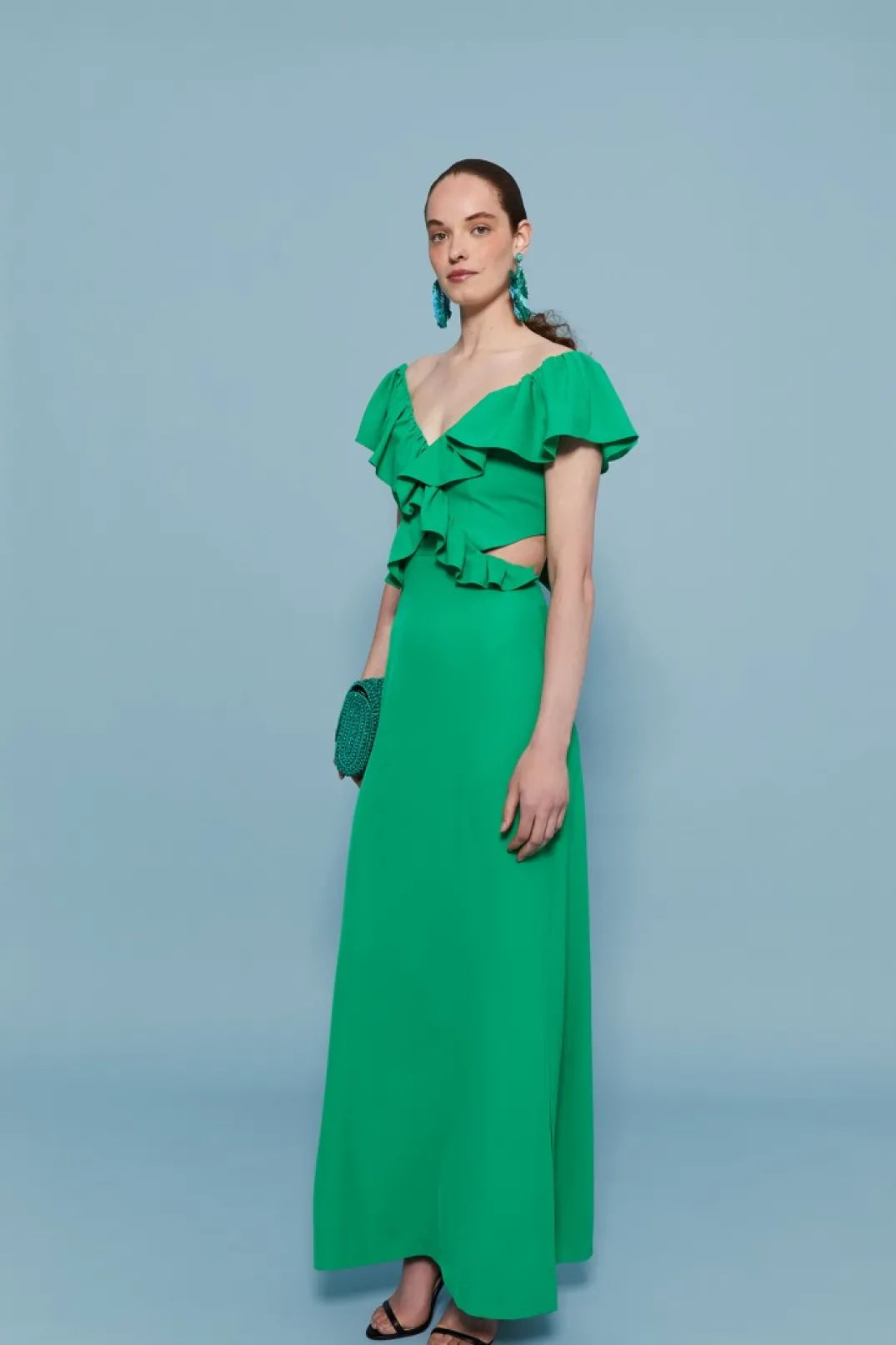 Cheap VESTIDO RIOVERDE Vestidos largos