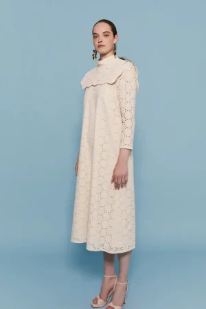 Store VESTIDO TROQUELBEIGE I DO | Vestidos midi