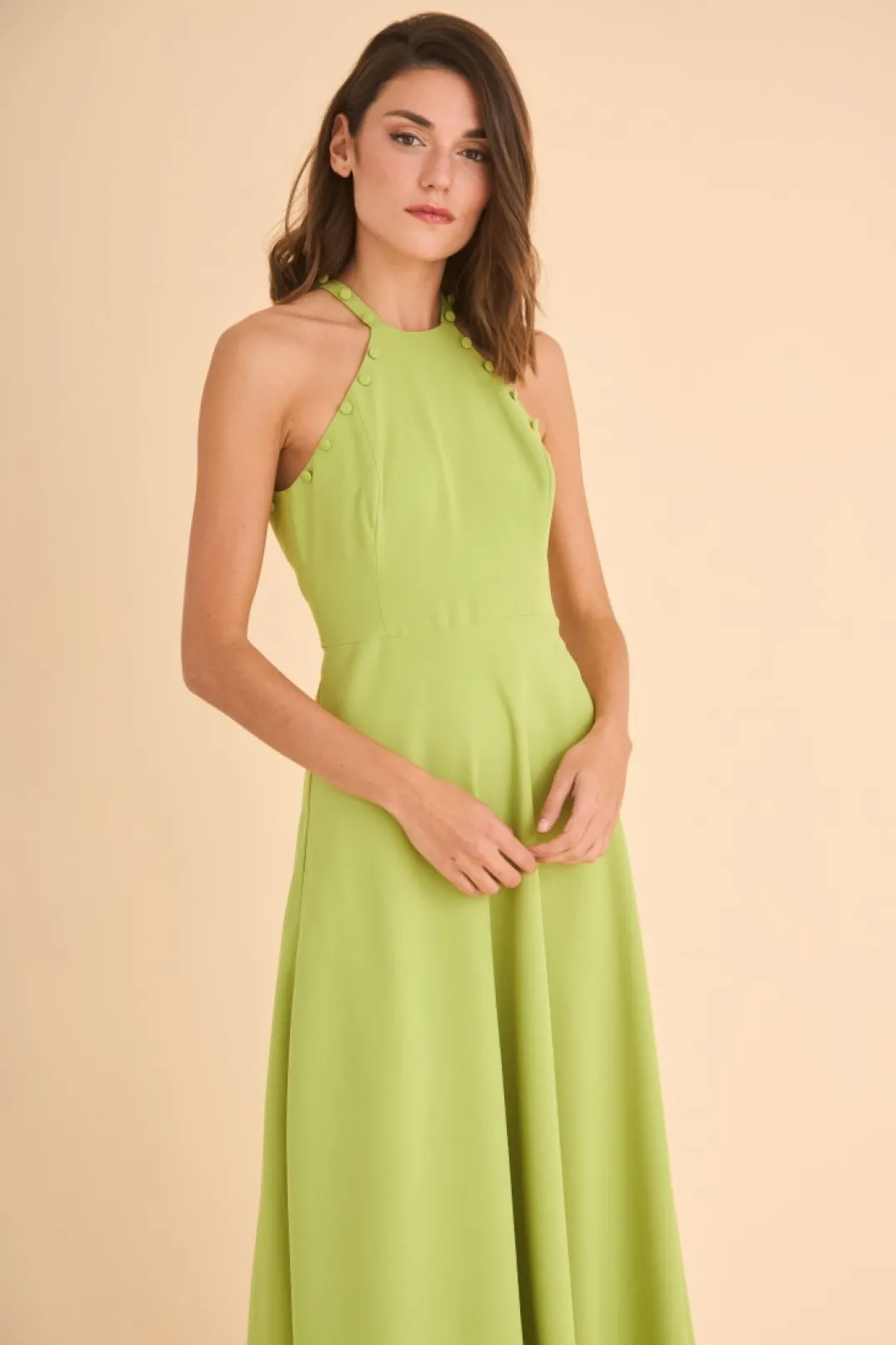 Online VESTIDO VHETEL MB LIMA MARIA BARAZA X COOSY | Vestidos midi